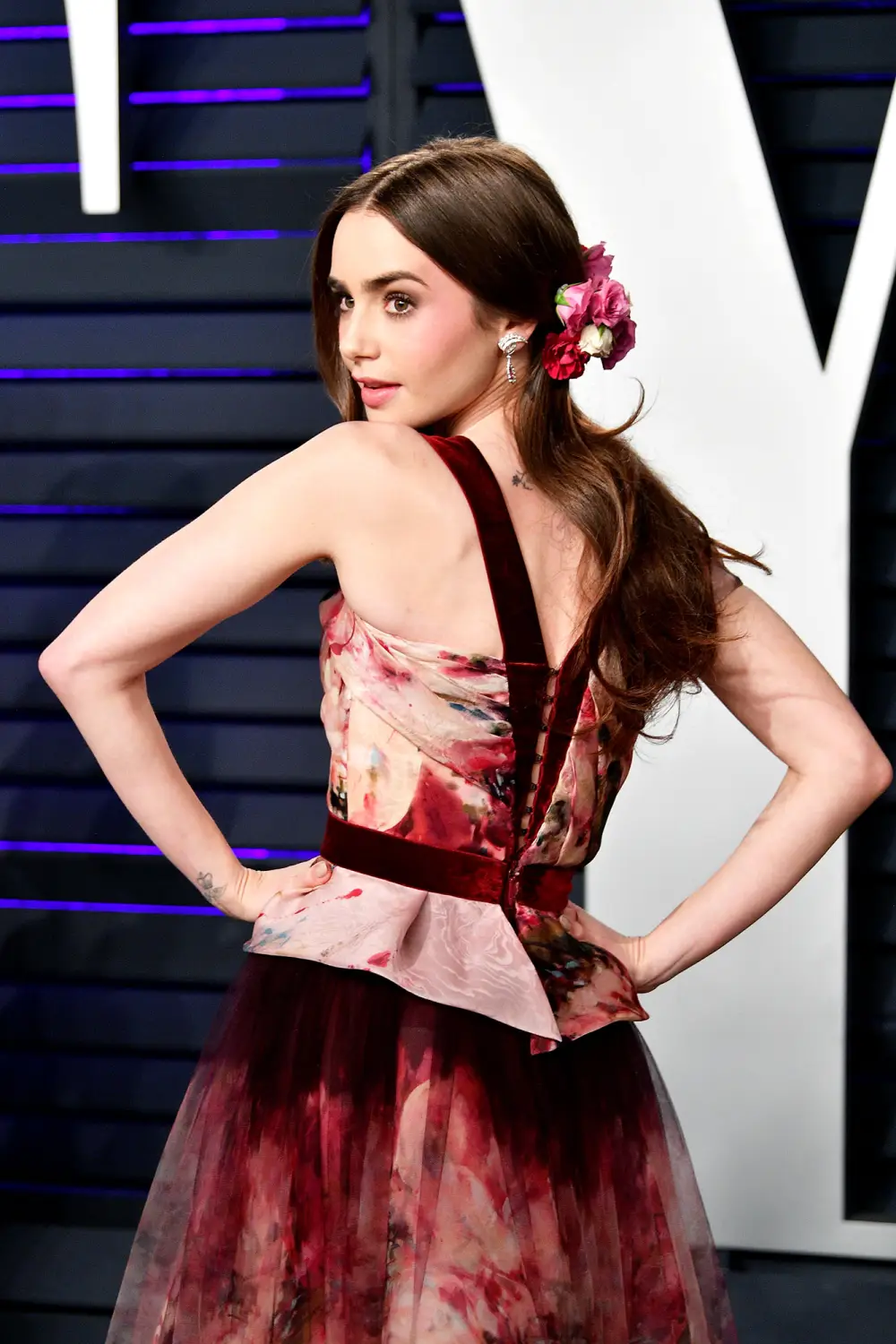 Lily Collins&sup1; Hairstylist Has Genius Flower Crown Tips for Coachella