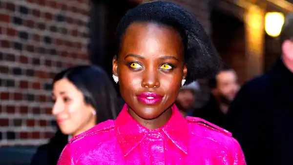 Lupita Nyong'o Looks Like the Chicest Vampire Ever on The Late Show