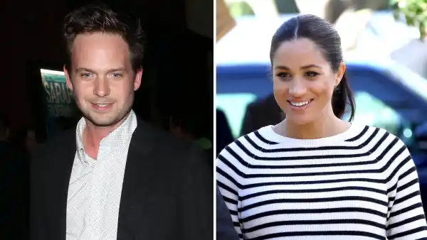 Patrick J. Adams Jokes About Playdates With Duchess Meghan's Unborn Baby