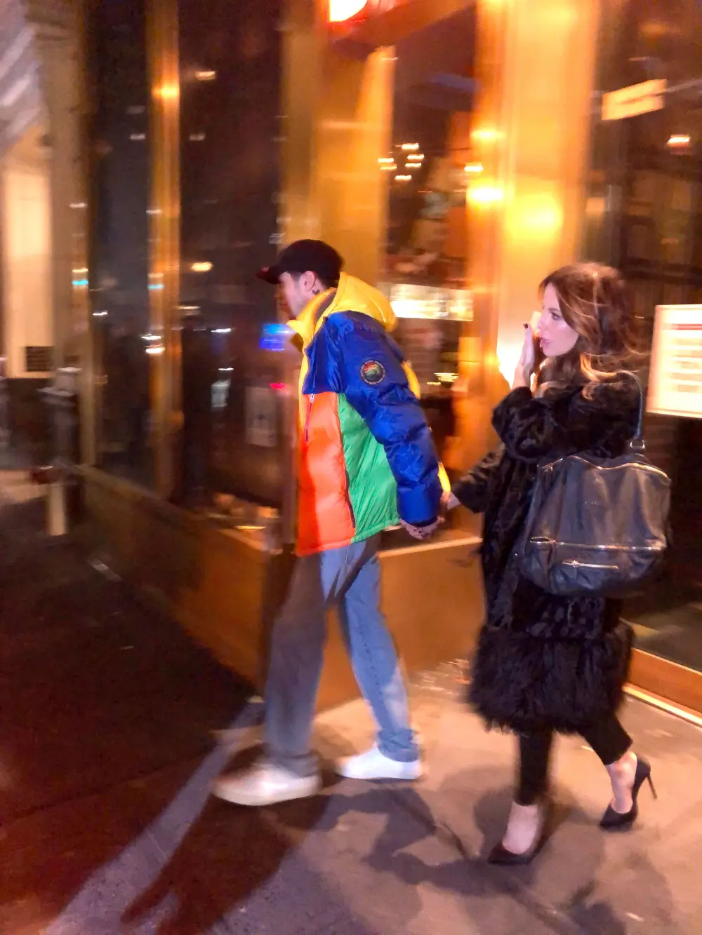 Pete Davidson and Kate Beckinsale Hold Hands at SNL Afterparty-Davidson and Kate Beckinsale Hold Hands at SNL Afterparty