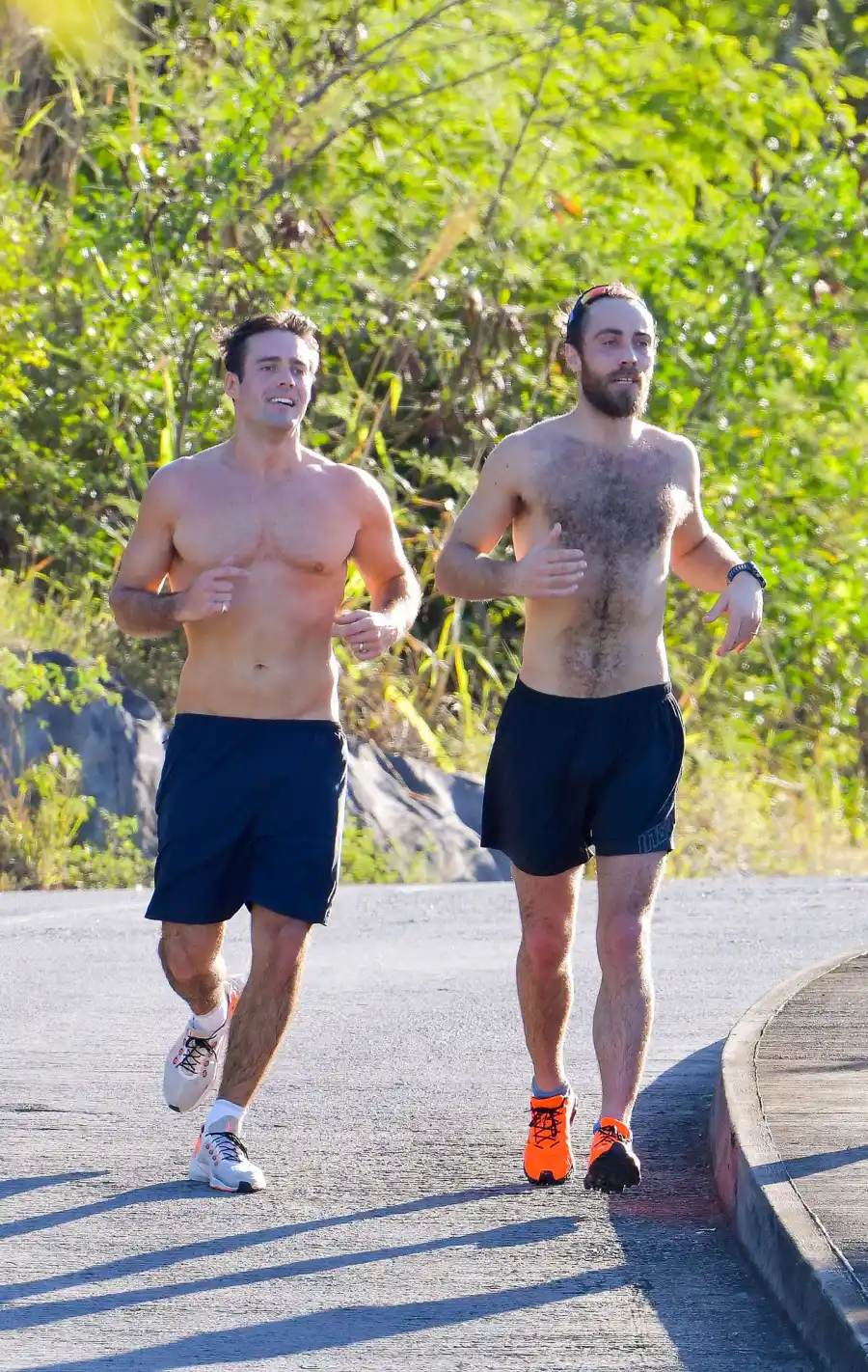 Spencer Matthews and James Middleton Celebrity Joggers