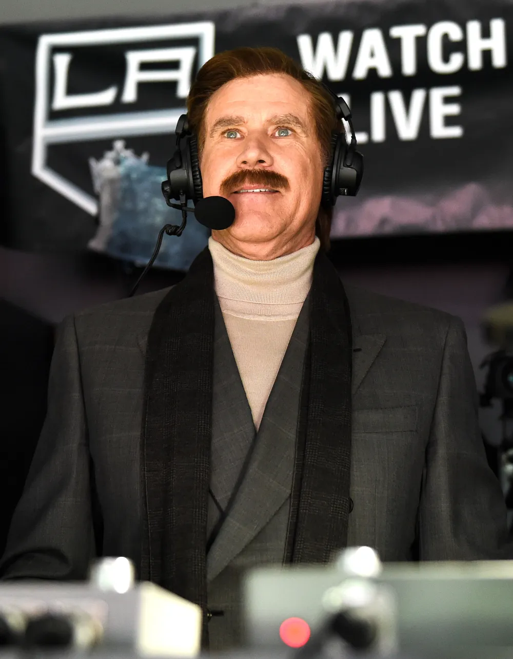Stay Classy! Will Ferrell Revives Anchorman&rsquo;s Ron Burgundy Hockey Game