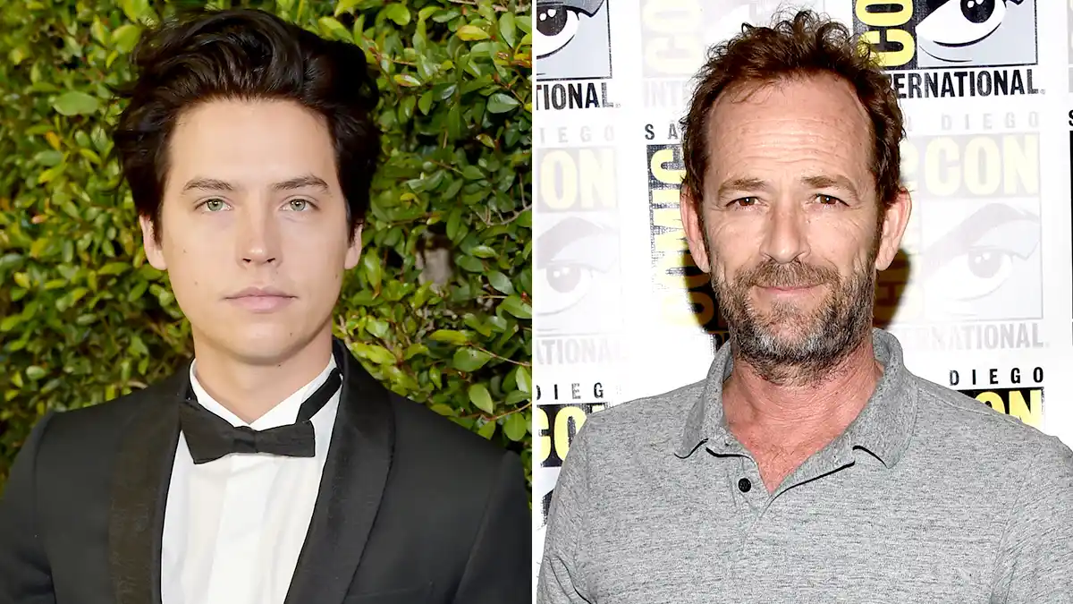 Cole Sprouse and Luke Perry