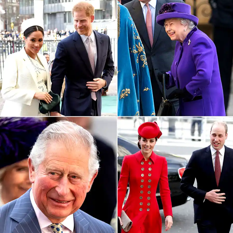 royal family celebrating Commonwealth Day at Westminster Abbey