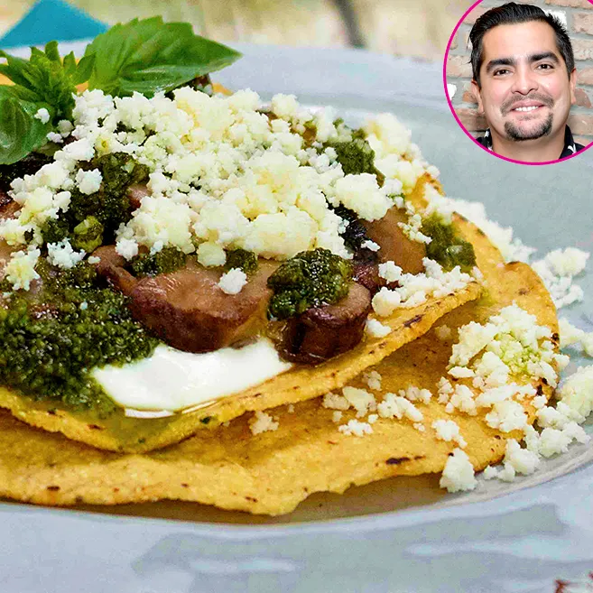 Aaron-Sanchez’s-Wild-Mushroom-Tostada-Recipe
