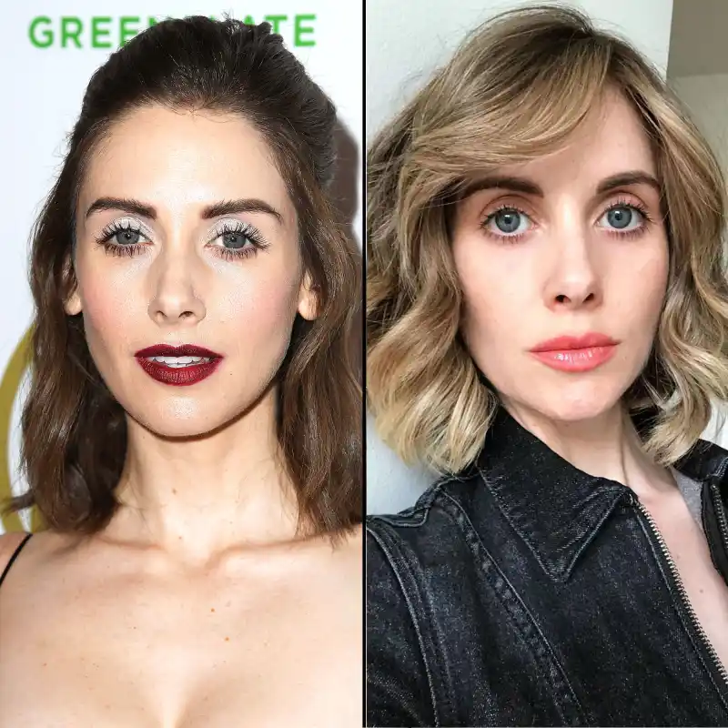 Alison Brie hairstyle hair transformation
