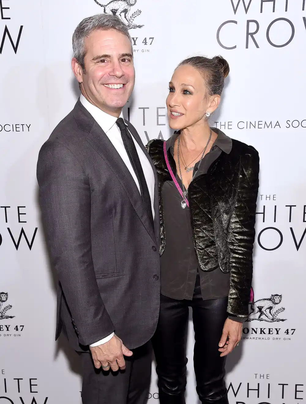 Andy Cohen and Sarah Jesica Parker