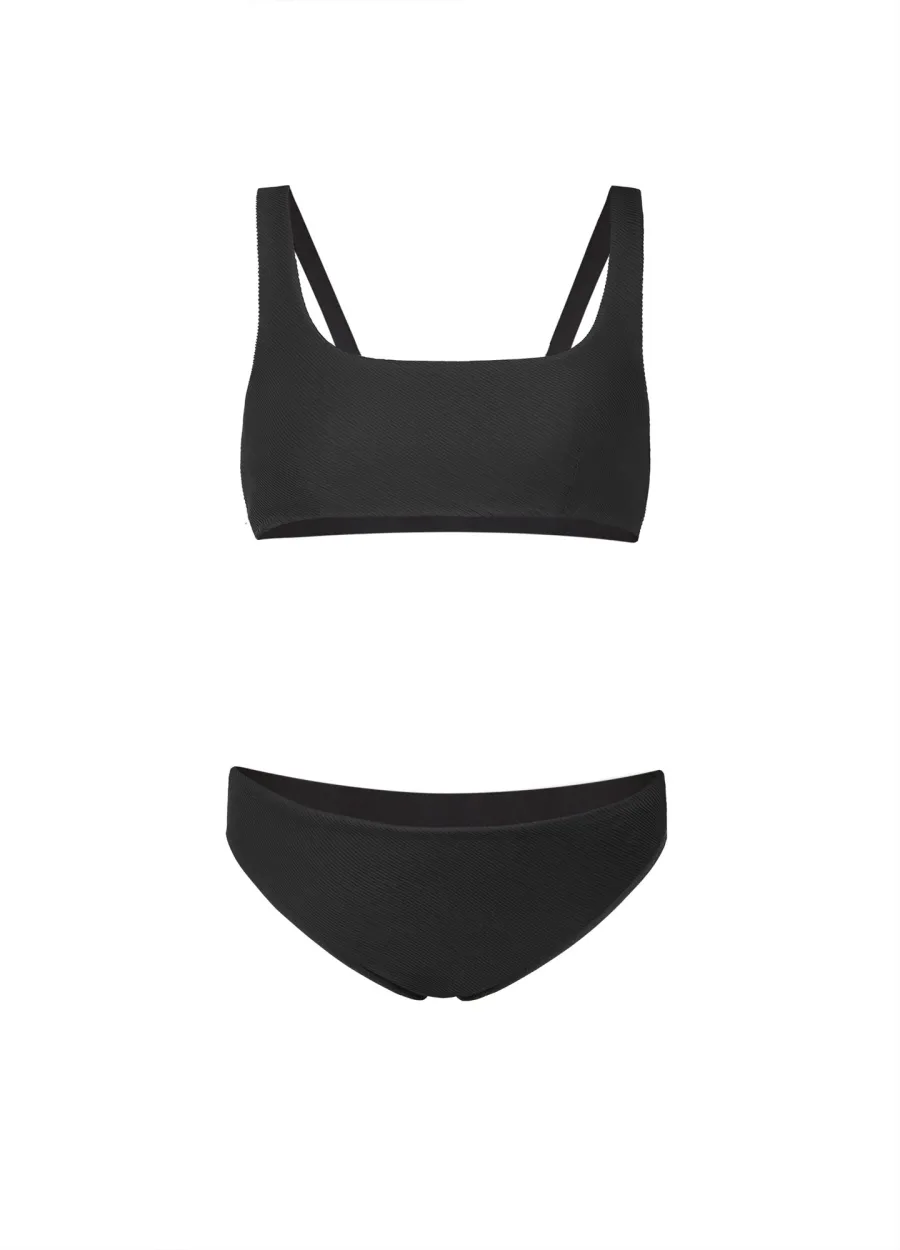 Black Antibes Bikini Duchess Meghan's Favorite Maternity Line, Hatch, Launches Swimwear Collection Today