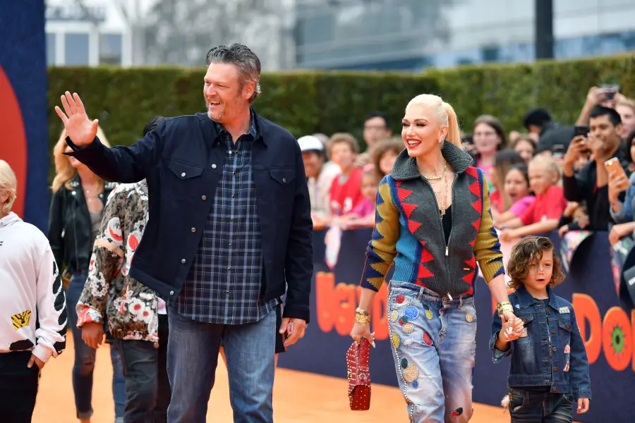 Blake Shelton, Gwen Stefani and Kids Attend 'Ugly Dolls' Premiere