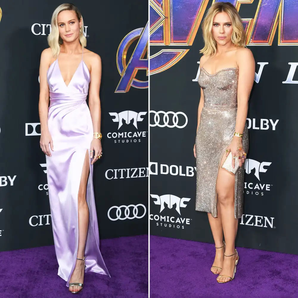 Brie Larson and Scarlett Johansson Rock Infinity Gauntlet Rings on the &OElig;Avengers&sup1; Red Carpet