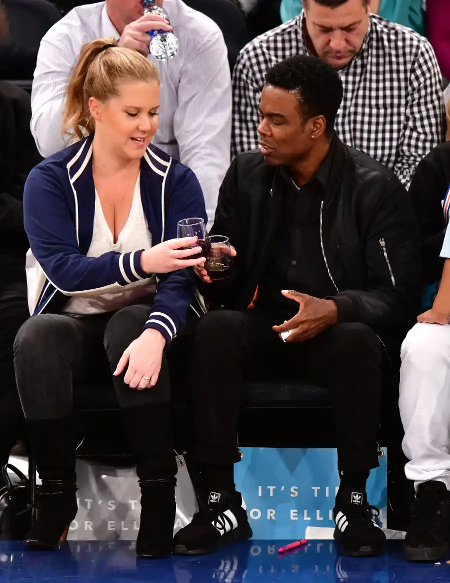 Celebs Eating Courtside