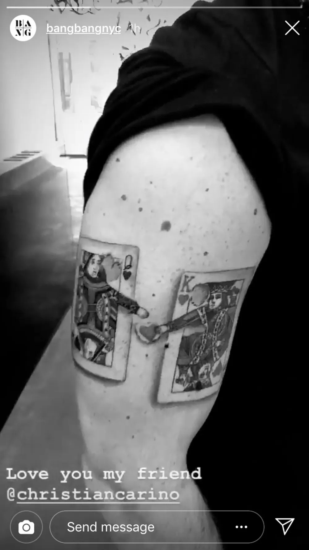 Christian Carino Just Got a Surprising Tattoo After Split From Lady Gaga