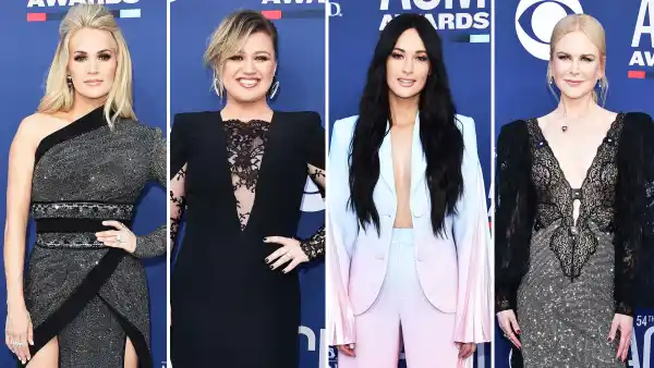 Carrie Underwood, Kelly Clarkson, Kacey Musgraves and Nicole KidmanThe Best Looks From the Country Music Awards Red Carpet