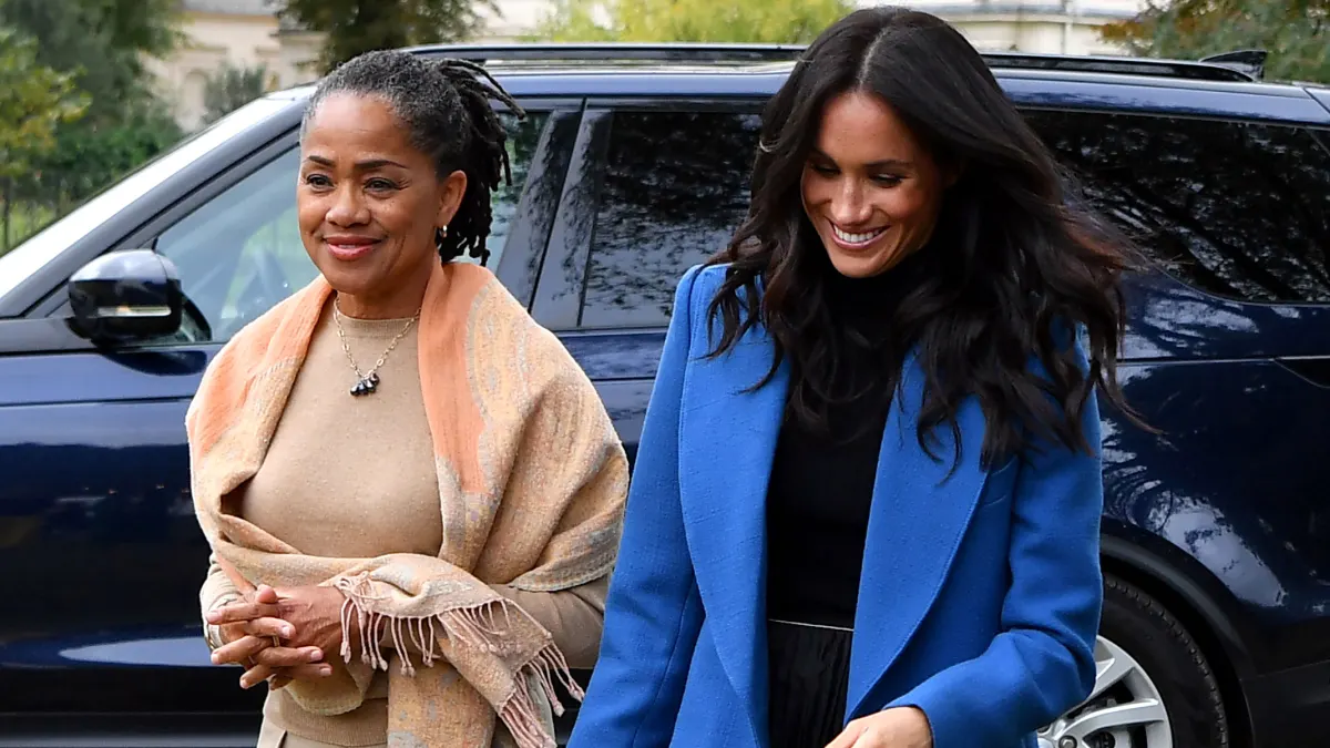 Duchess Meghan Mom Doria London Awaiting Royal Baby Arrival