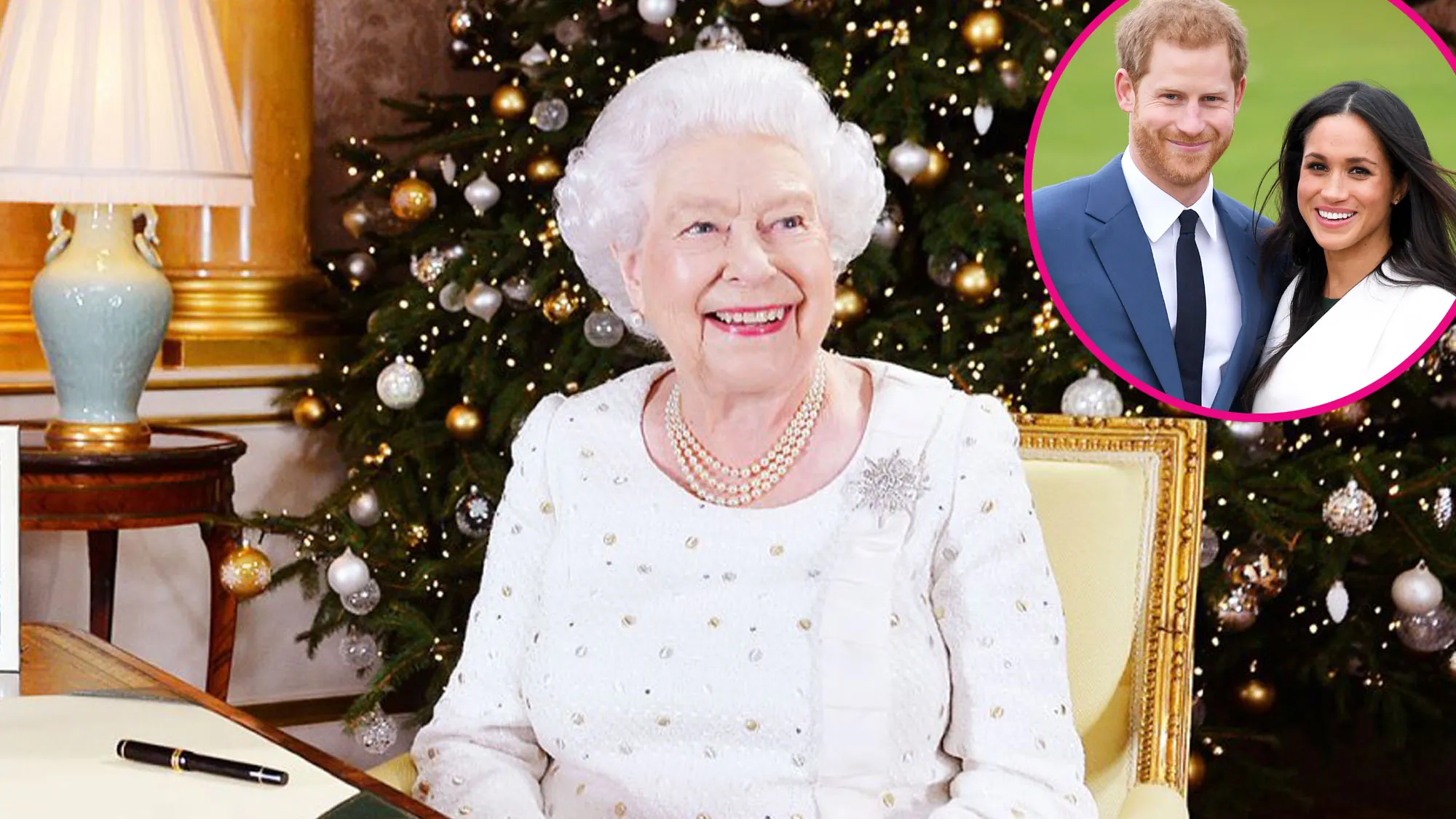 queen elizabeth prince harry meghan markle baby pregnancy christmas