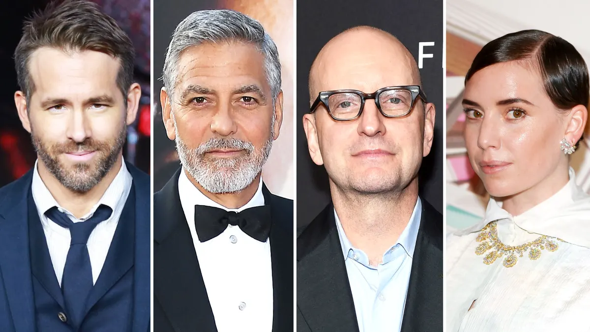 Ryan Reynolds, George Clooney, Steven Soderbergh and Lykke Li This 'Flight of Famous Faces' at MiniBar Hollywood Lets Customers Blindly Match a Celeb to Their Liquor