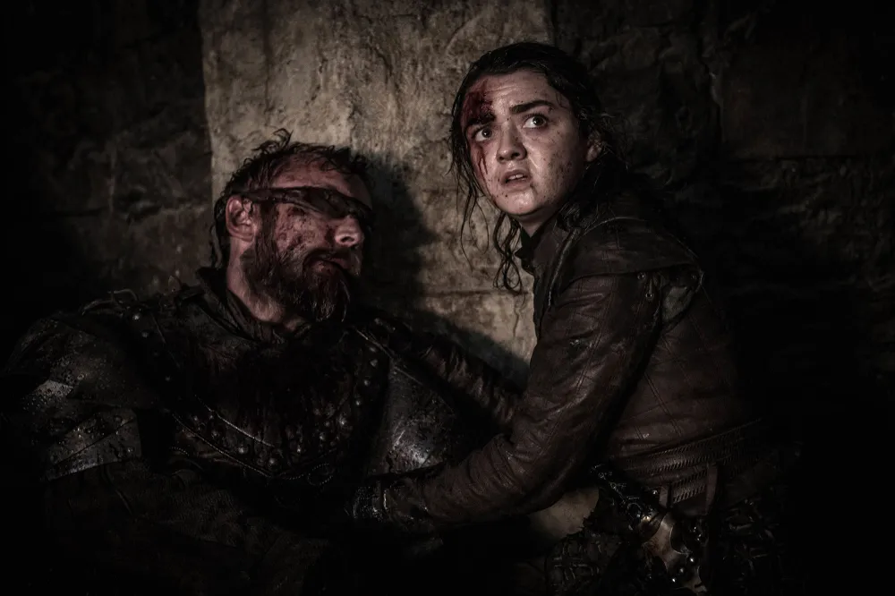 Richard Dormer Maisie Williams Game of Thrones