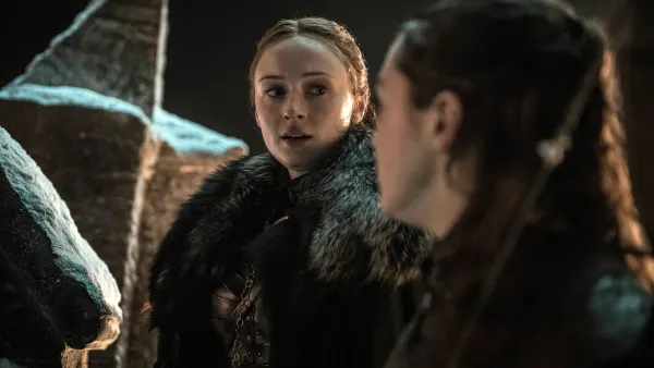 Game of Thrones Ep 3 Season 8 Sansa Stark Arya Stark