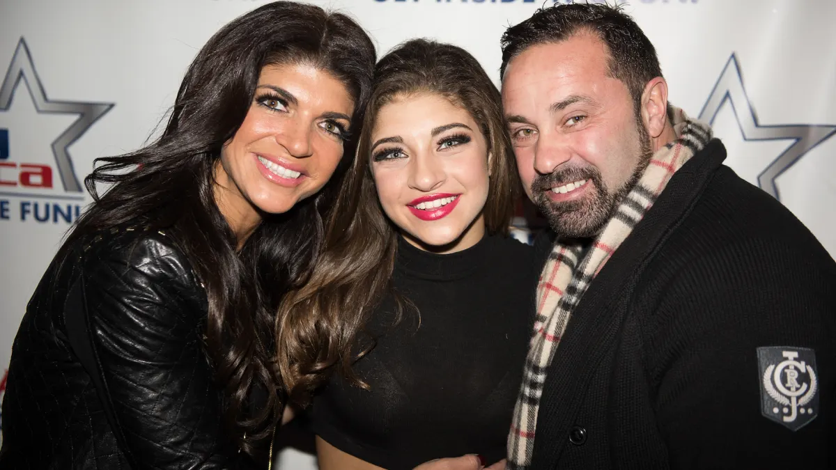 Teresa, Gia and Joe Giudice