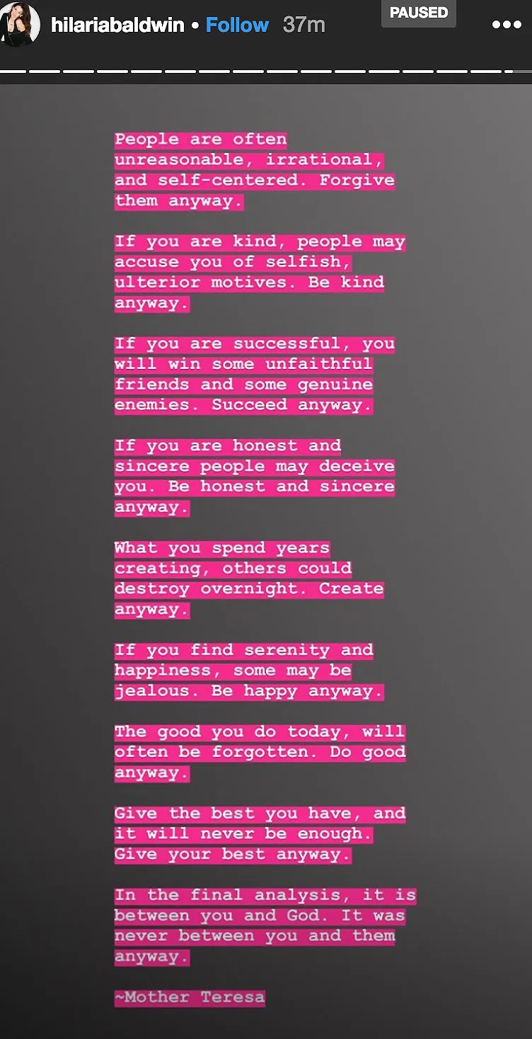 Hilaria Baldwin Says She 'Will Be OK' After Revealing She Will 'Most Likely Miscarry