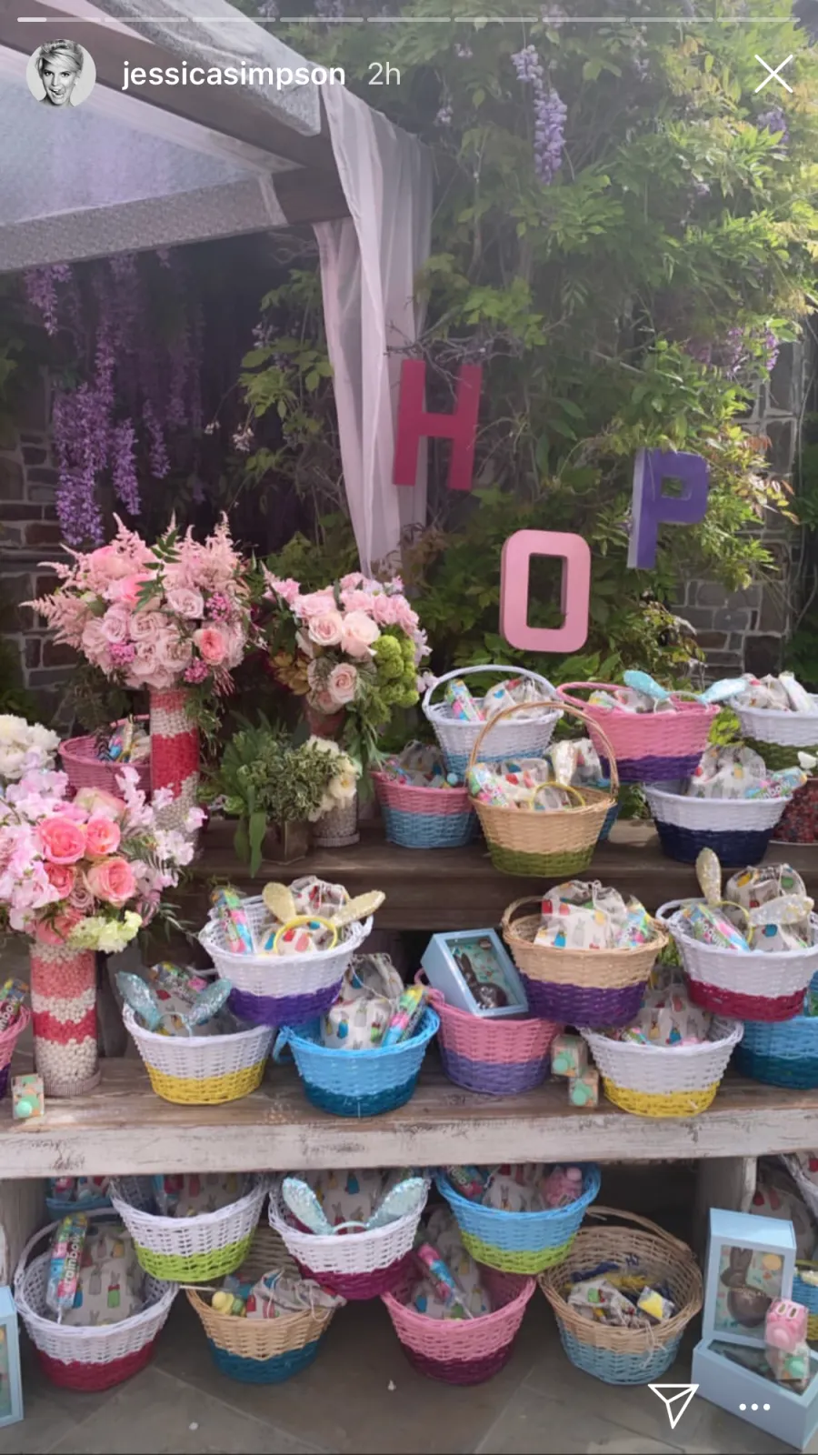 Jessica Simpson Cradles New Baby Birdie in Easter Family Photo