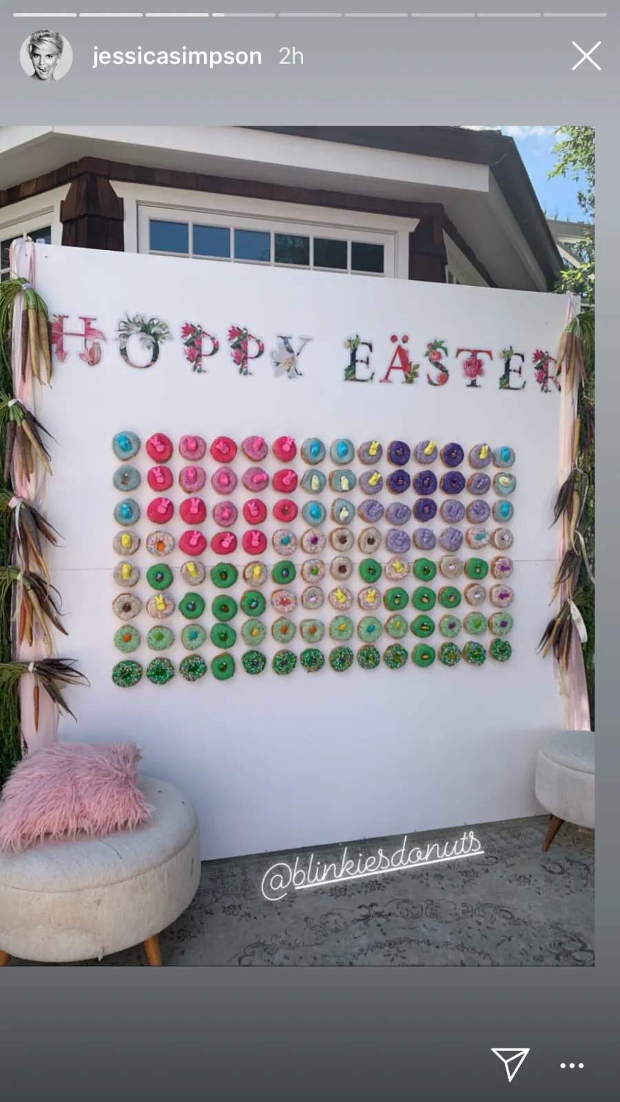 Jessica Simpson Cradles New Baby Birdie in Easter Family Photo