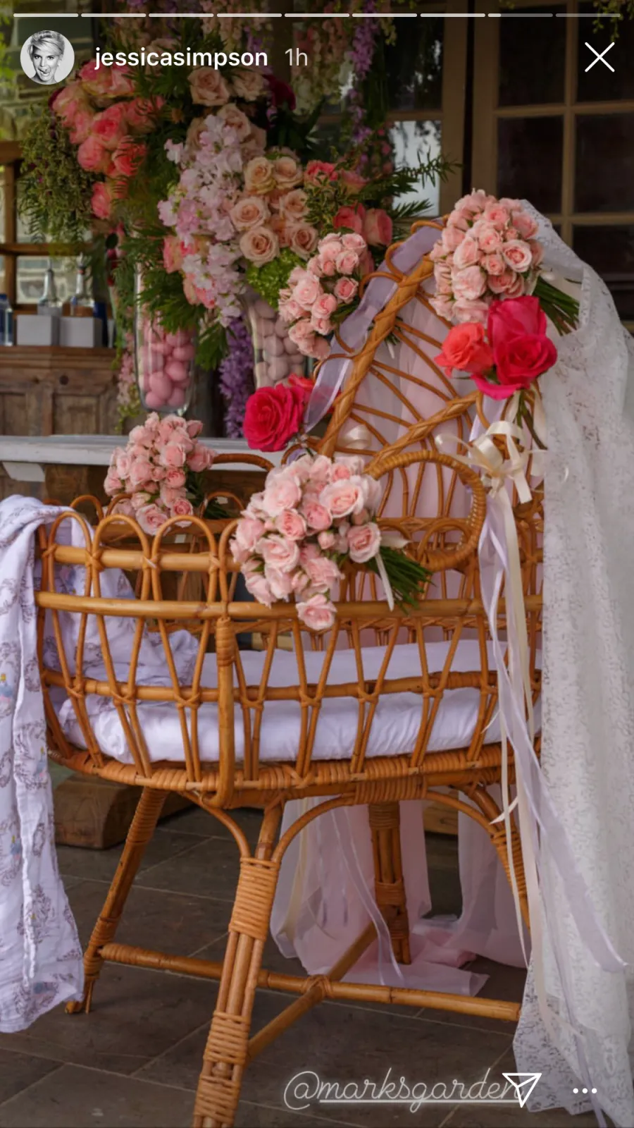 Jessica Simpson Cradles New Baby Birdie in Easter Family Photo