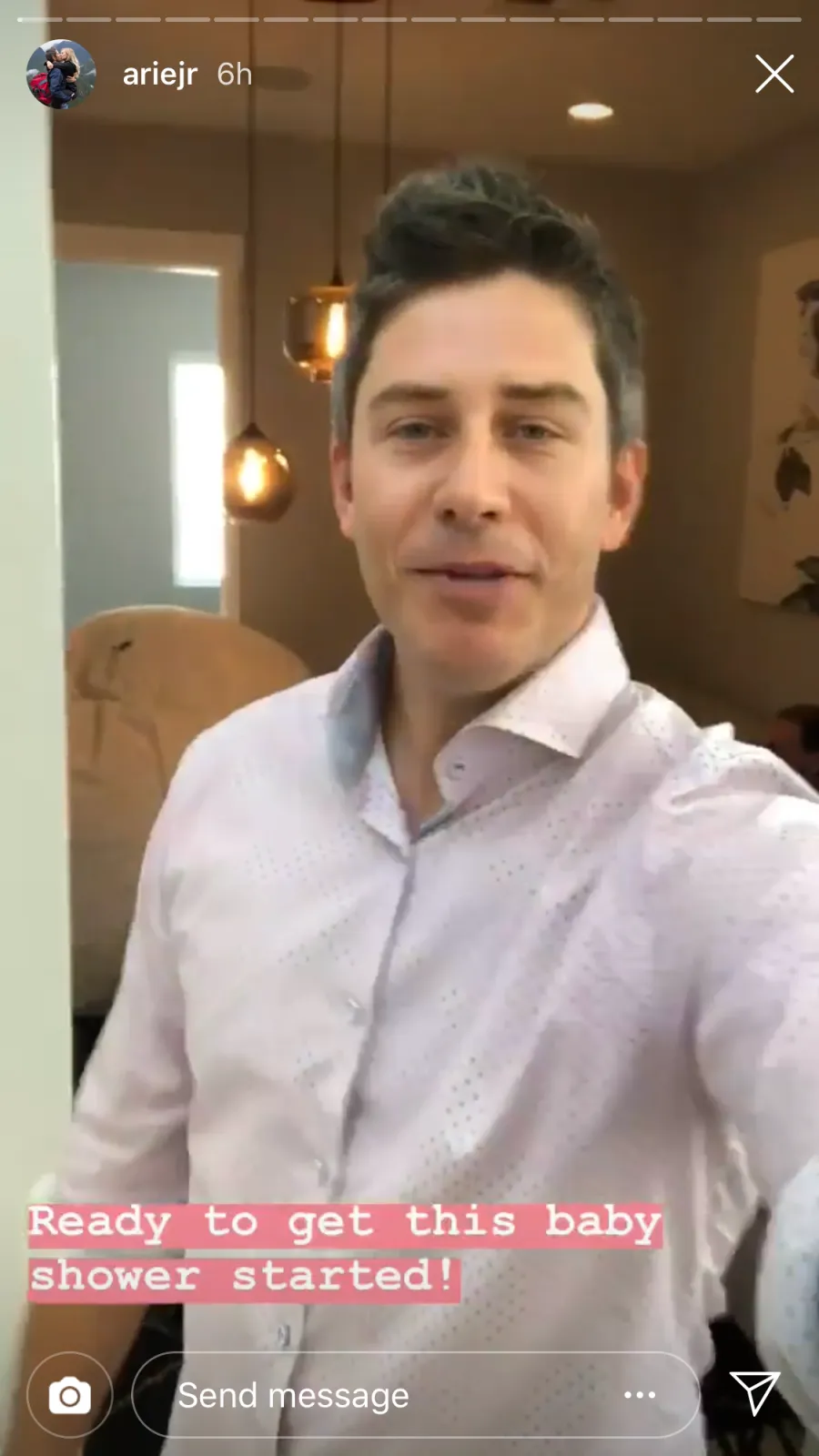 Arie Luyendyk Jr., Lauren Burnham Celebrate Baby Shower, Complete With Ultrasound Machine