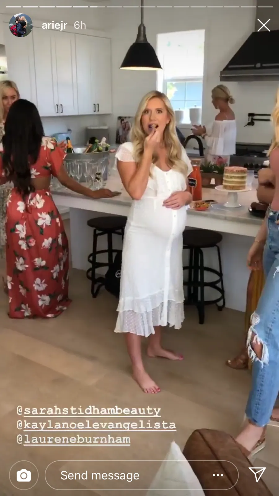 Arie Luyendyk Jr., Lauren Burnham Celebrate Baby Shower, Complete With Ultrasound Machine