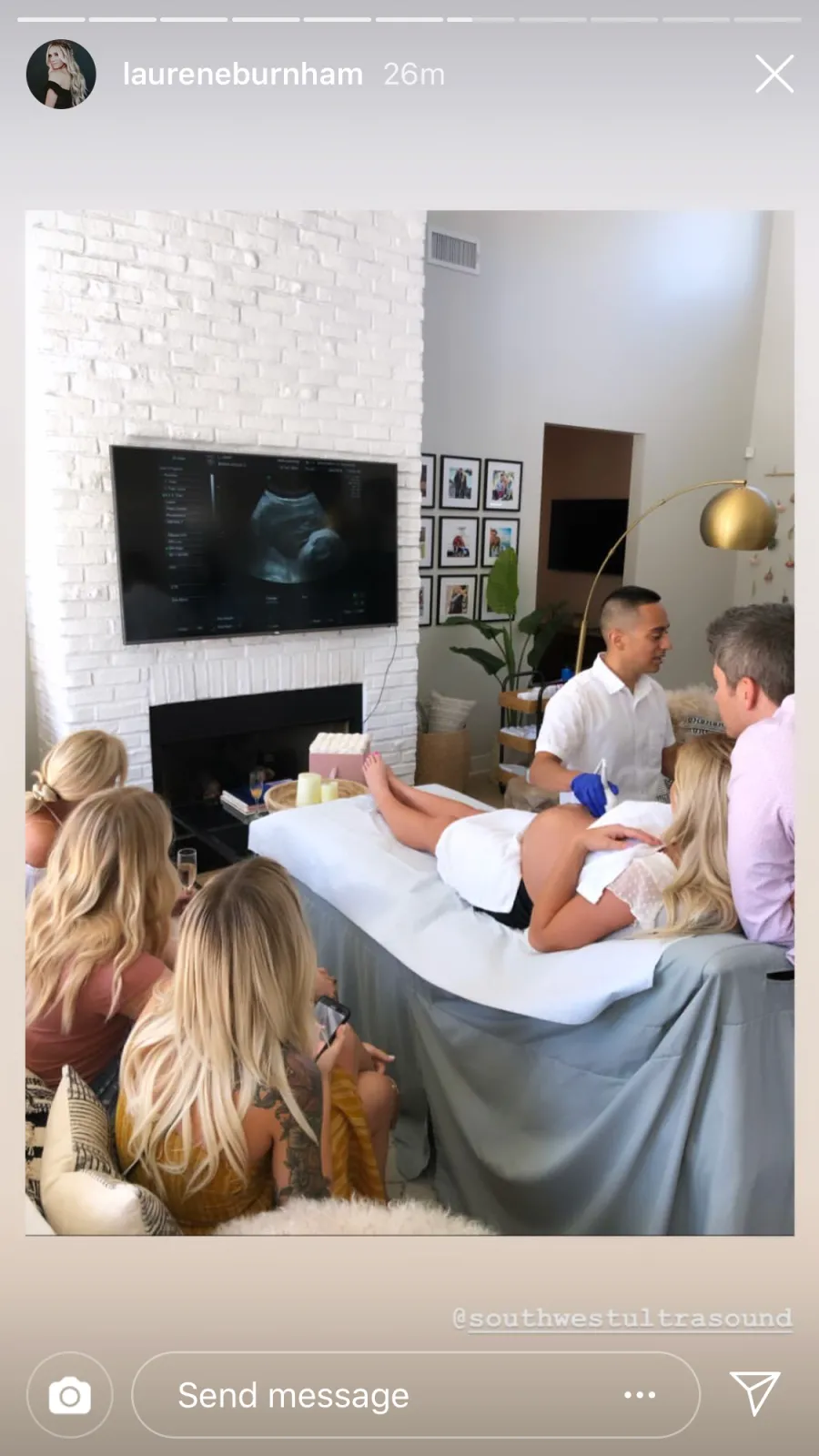 Arie Luyendyk Jr., Lauren Burnham Celebrate Baby Shower, Complete With Ultrasound Machine