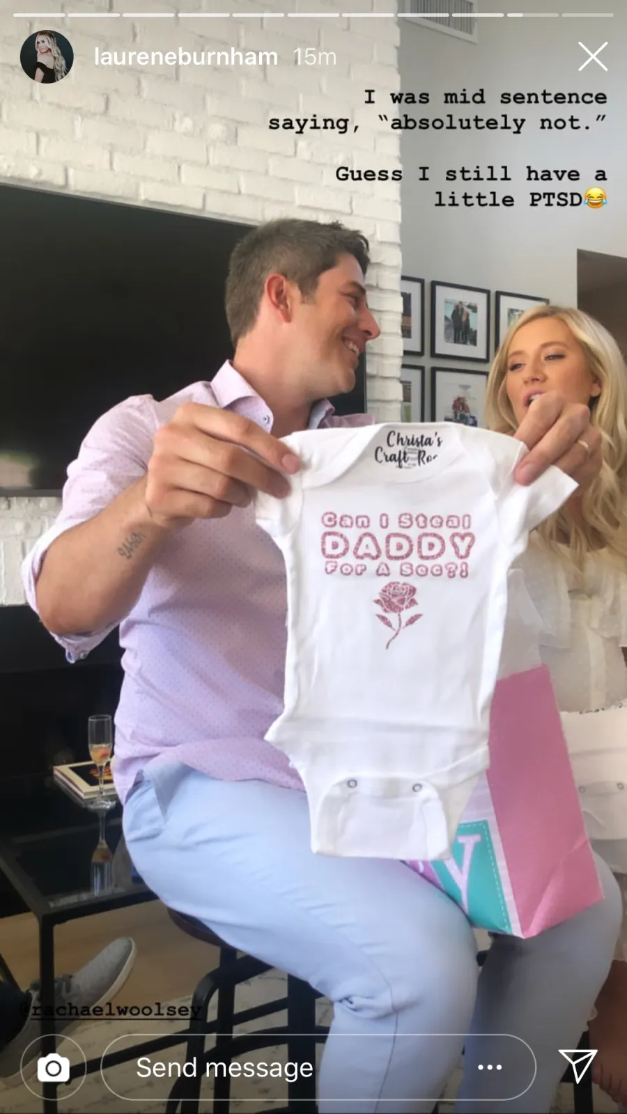 Arie Luyendyk Jr., Lauren Burnham Celebrate Baby Shower, Complete With Ultrasound Machine