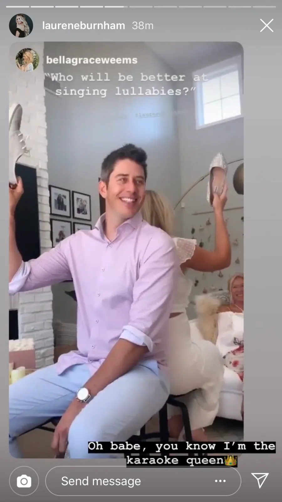 Arie Luyendyk Jr., Lauren Burnham Celebrate Baby Shower, Complete With Ultrasound Machine