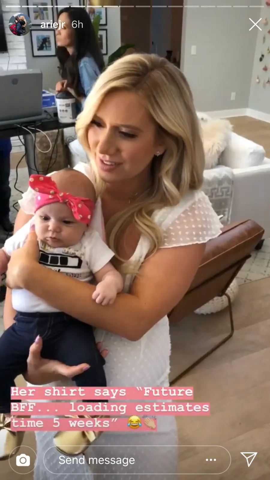 Arie Luyendyk Jr., Lauren Burnham Celebrate Baby Shower, Complete With Ultrasound Machine