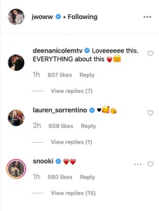 JWoww’s ‘Jersey Shore’ Pals Show Support for Her New Boyfriend As They Visit Harry Potter World Instagram Comments