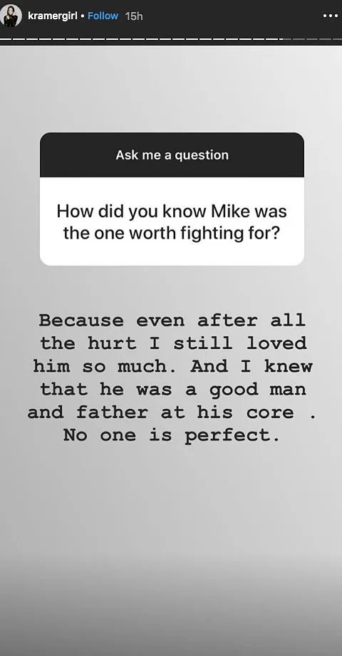 Jana Kramer Fights for Mike Caussin Relationship Insta Story