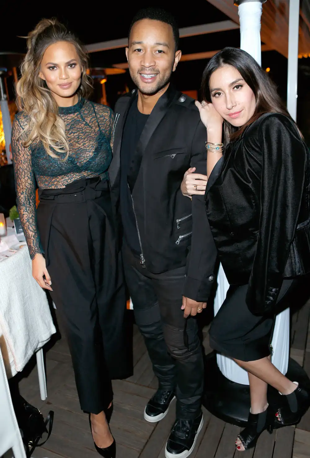 John Legend Chrissy Teigen and Jen Atkin Locked Out of GOT