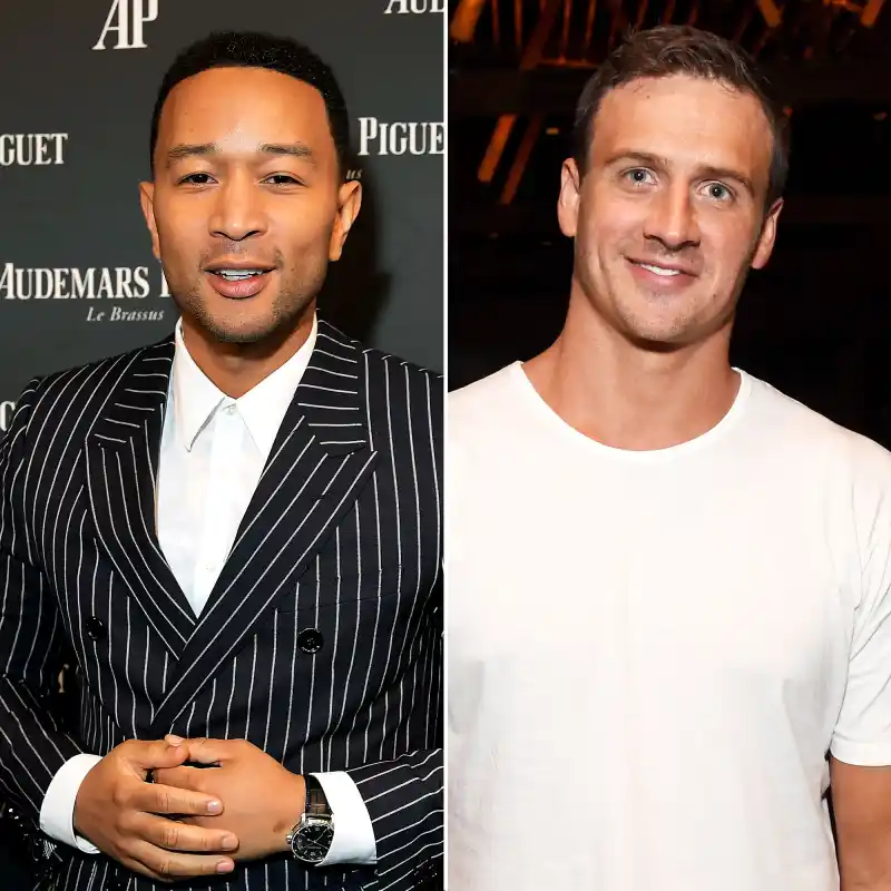John Legend Gets 'Backyard' Swimming Lessons From Ryan Lochte
