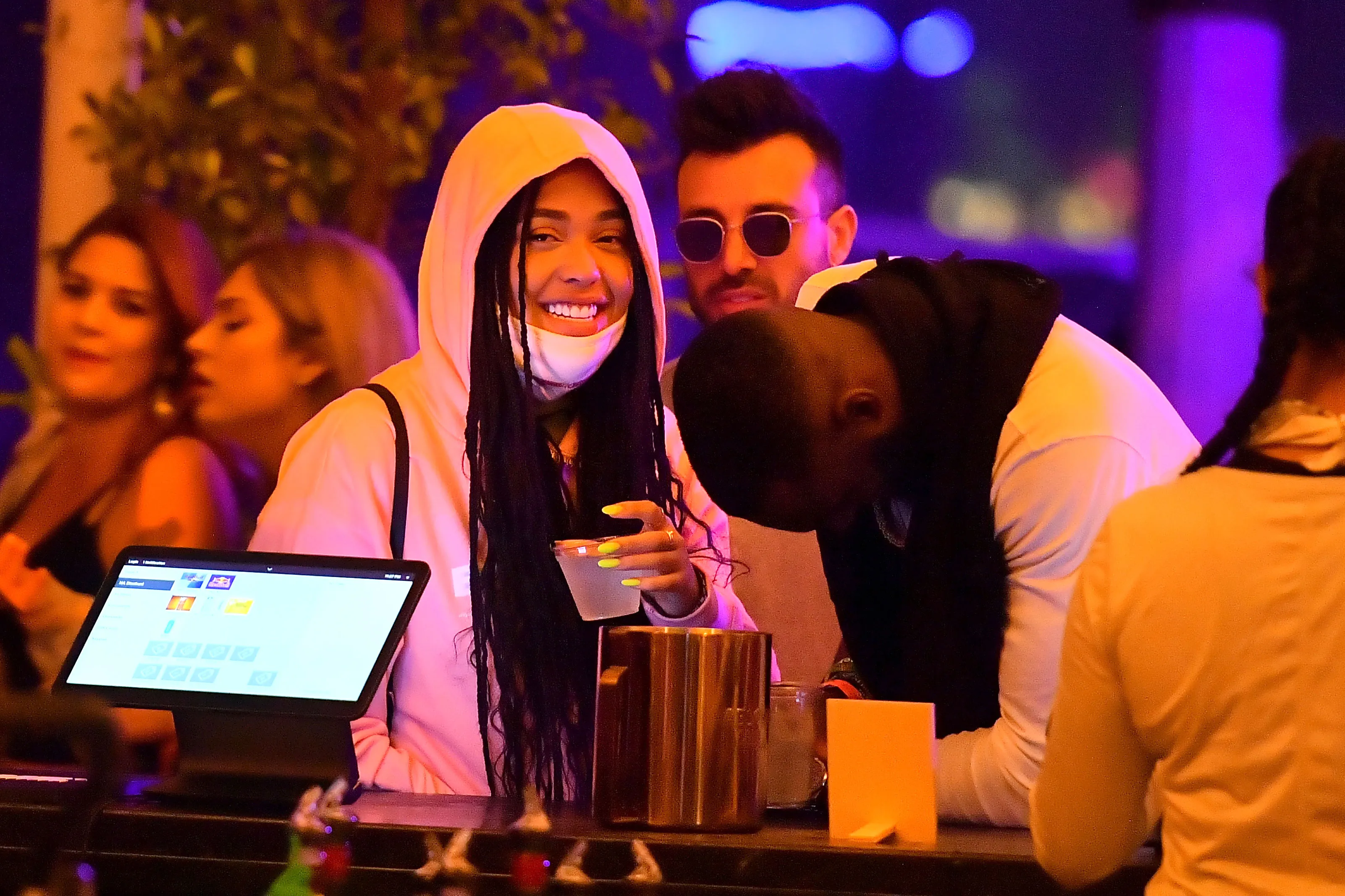 Jordyn Woods Cuddles Up Mystery Man Coachella
