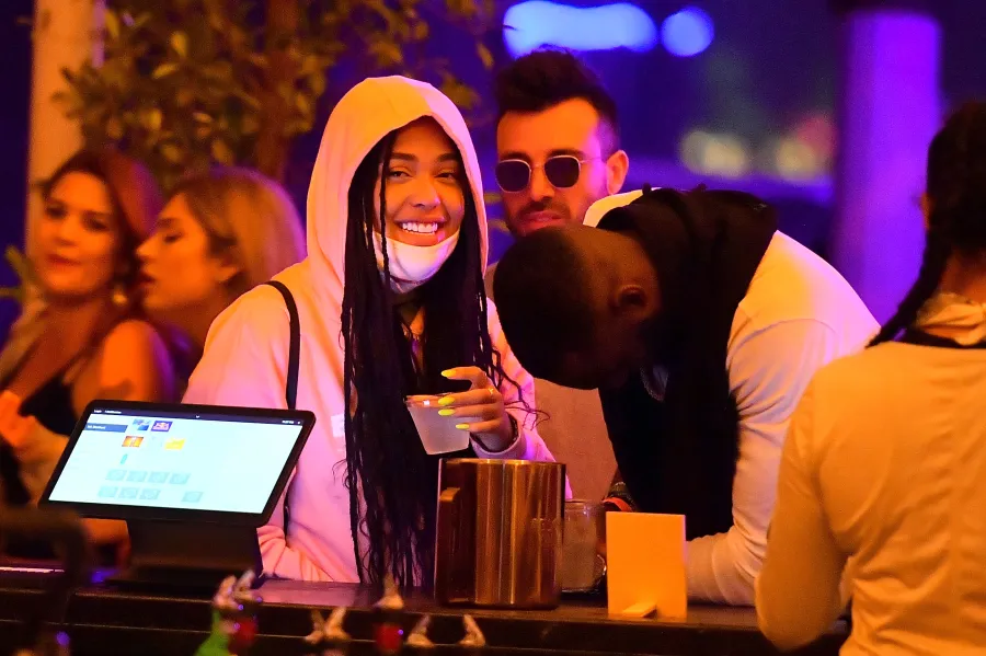 Jordyn Woods Cuddles Up Mystery Man Coachella