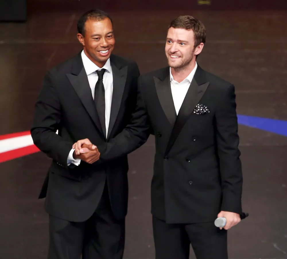 Justin-Timberlake-Tiger-Wood-Bonded-Over-Kids-2012