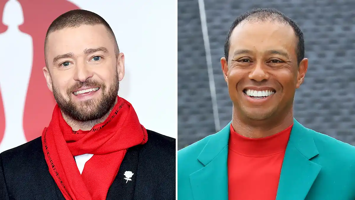 Justin Timberlake Tiger Wood Bonded Over Kids