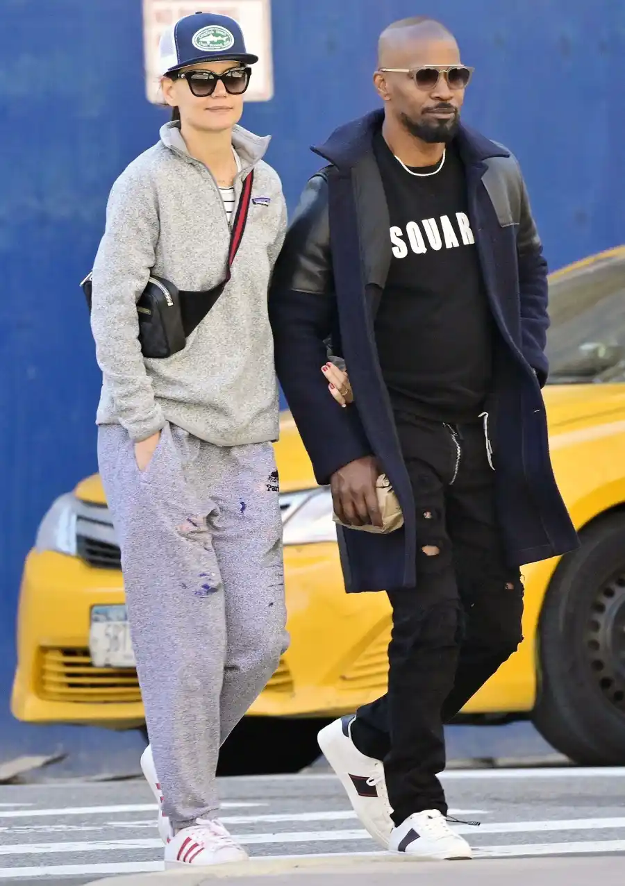 Katie Holmes Jamie Foxx Relationship Timeline Romantic Stroll