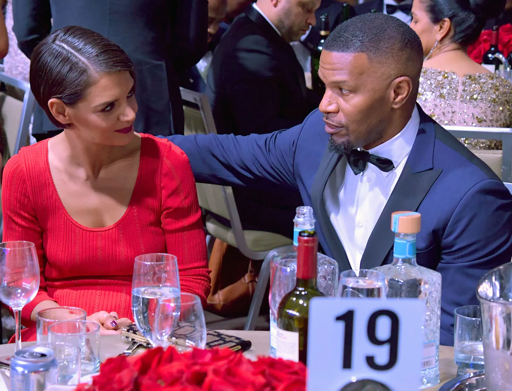 Katie Holmes and Jamie Foxx