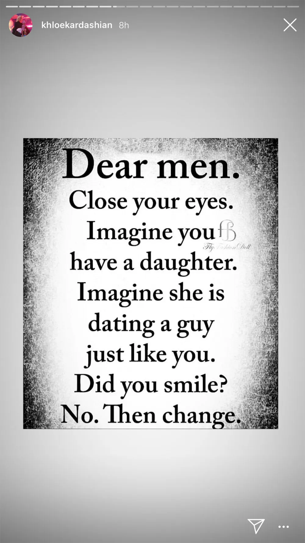 Khloe Kardashian IG Story After Tristan Thompson Reunion