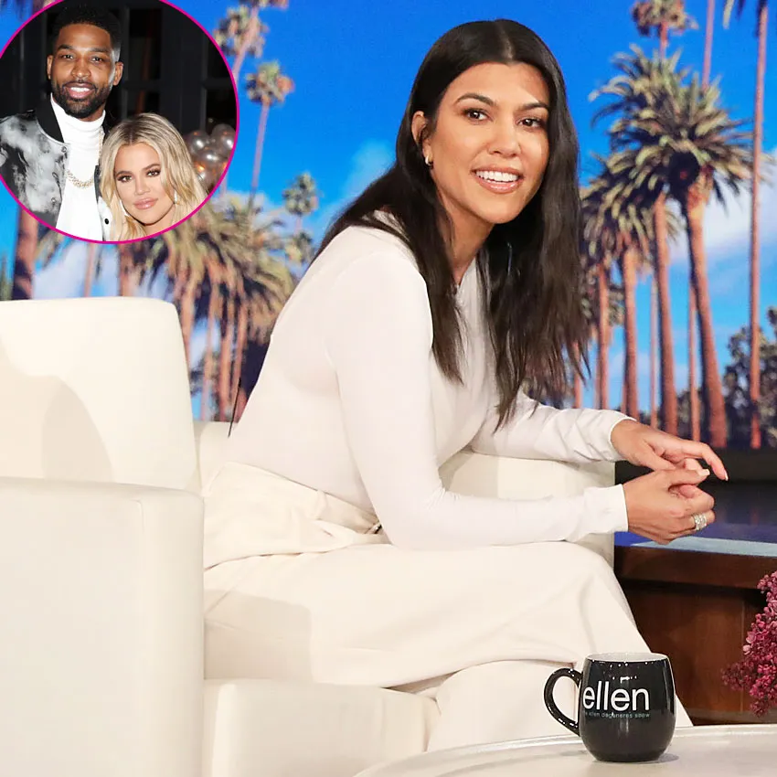 Kourtney Kardashian The Ellen DeGeneres Show Khloe Kardashian Tristan Thompson Cheating Scandal Update