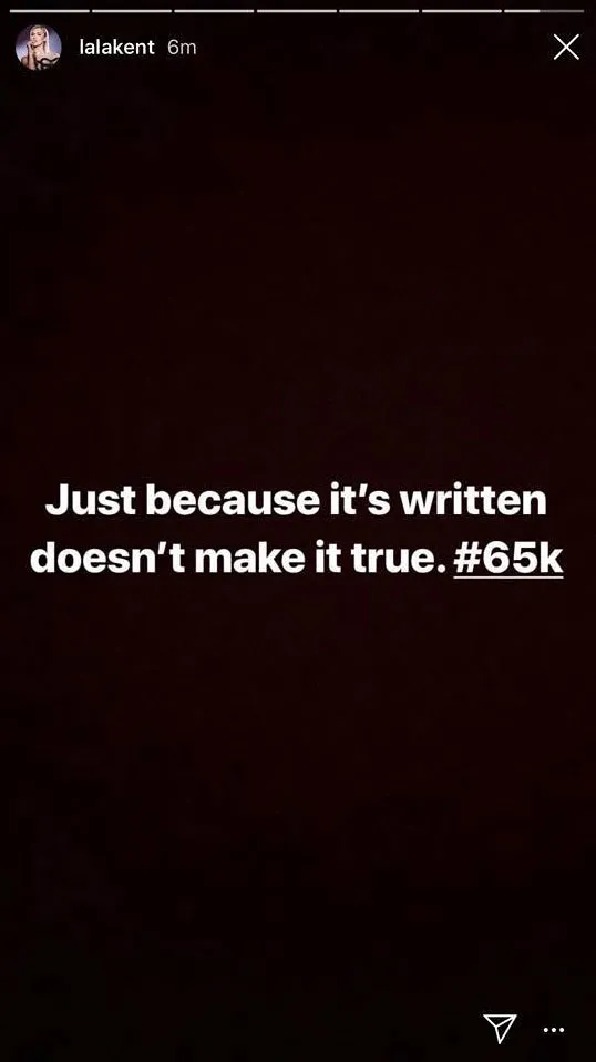 Lala Kent 50 Cent Feud Cryptic Instagram Messages