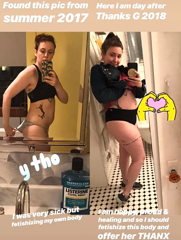 Lena Dunham Gets Neck Tattoo of What She&rsquo;s &lsquo;Most Scared of Being Called&rsquo;