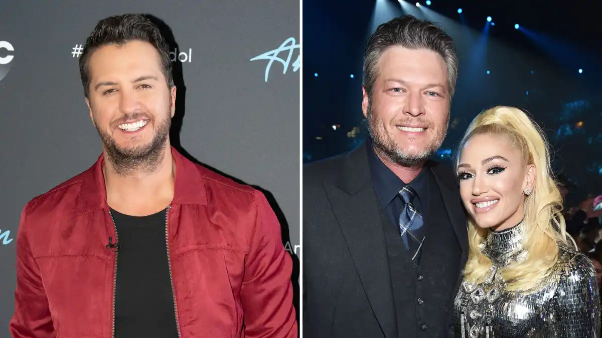 Luke Bryan, Blake-Shelton and Gwen Stefani