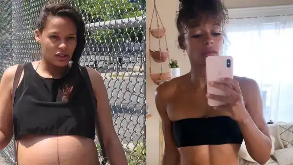 Trainer Melissa Alcantara before and after