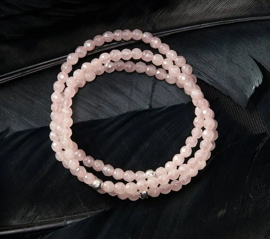 Mother’s Day Gift Guide 2019 Wax&Wane Angel Aura Rose Quartz Bracelet